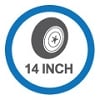 Roues de 14 pouces